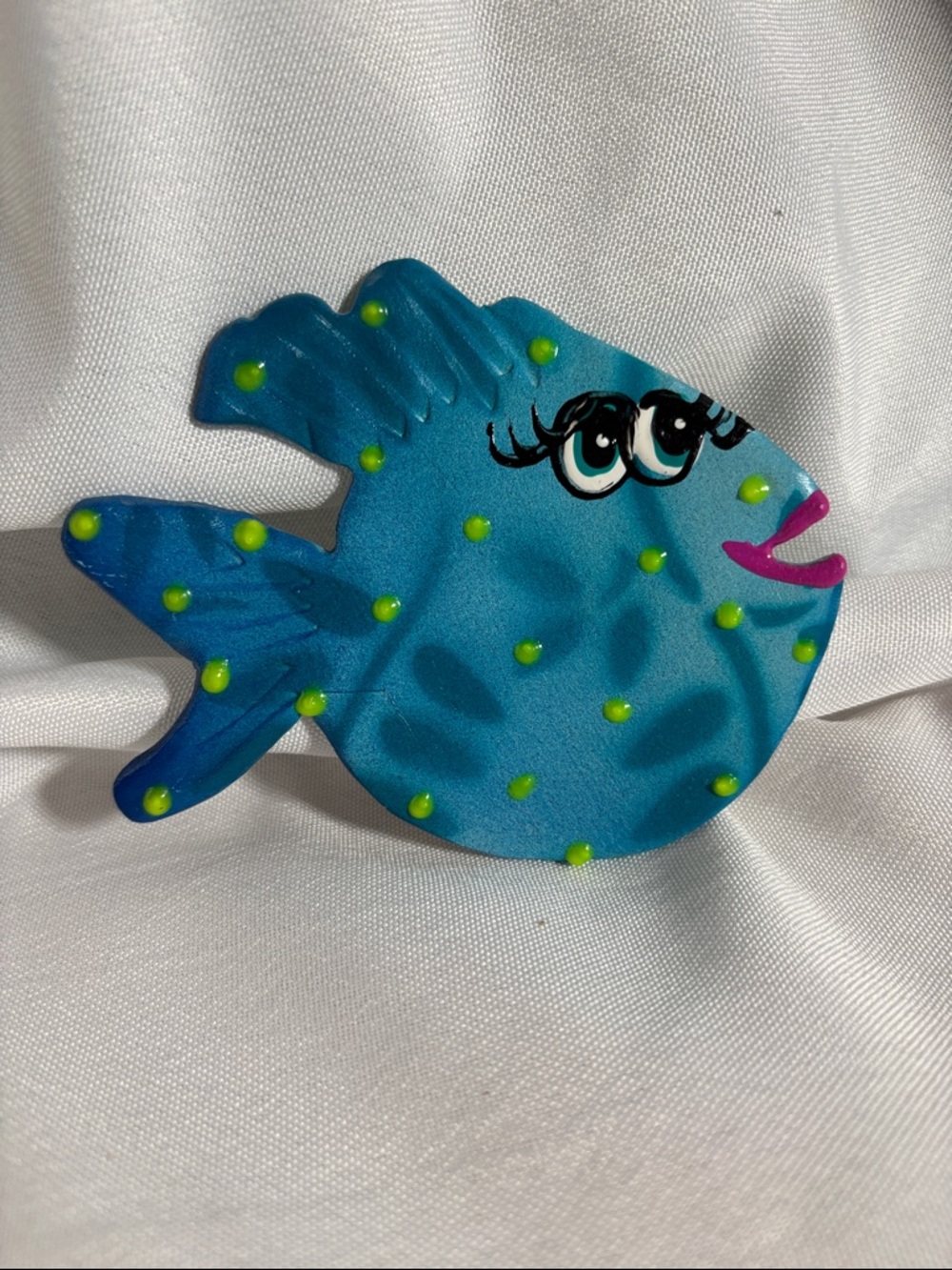 Blue Decorative Fish Handcrafted Wall Hanging